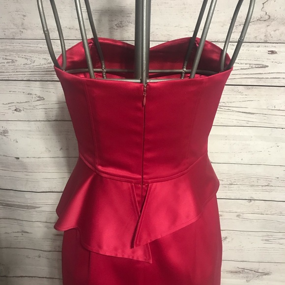 29) Max & Cleo Peplum Dress Size 6 - Picture 7 of 9